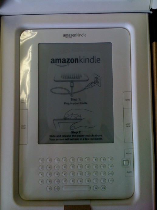 Amazon Kindle close up
