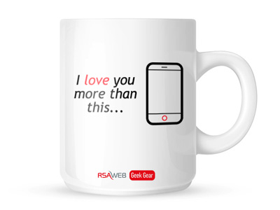Limited Edition Geek Valentine coffee mug